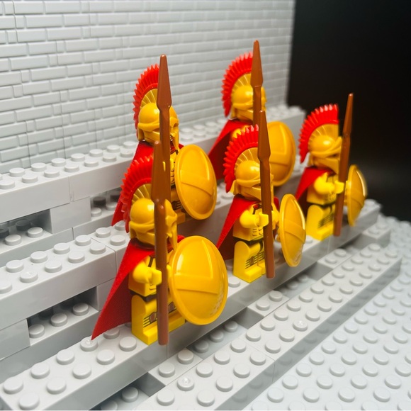 Spartan Warrior Custom Minifigures Lot of 5 - Picture 2 of 4